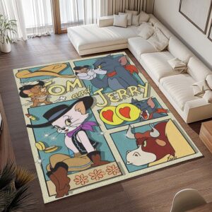 Alternative view of Tom und Jerry – Cartoon-Figuren 15 Teppich - TOK
