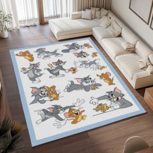 Alternative view of Tom und Jerry – Cartoon-Figuren 19 Teppich - TOK