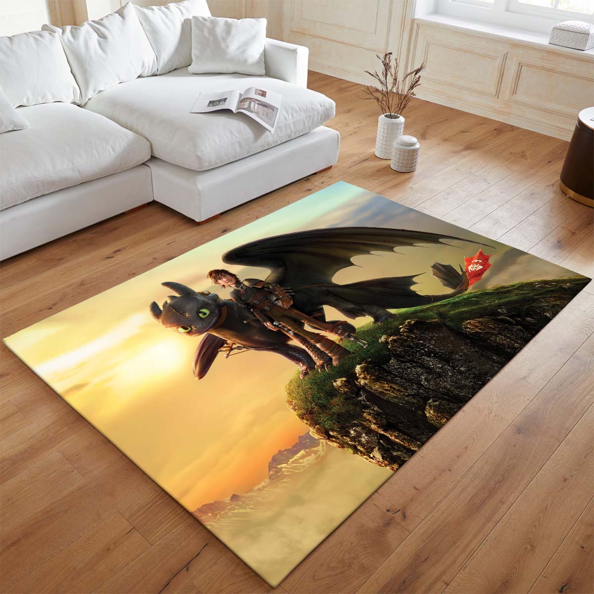 Ohnezahn und Hicks – Drachenzähmen leicht gemacht 02 - Dragons Teppich - TOK – Bild 2