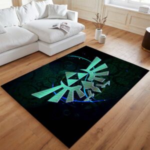 Alternative view of Triforce Die Legende von Zelda Teppich - TOK
