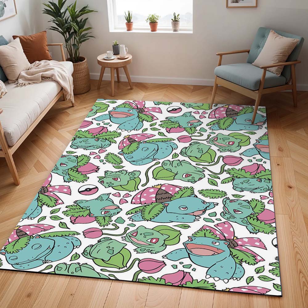Bisaflor Bisaknosp Bisasam Pokémon - Venusaur Ivysaur Bulbasaur Pokemon Teppich - TOK