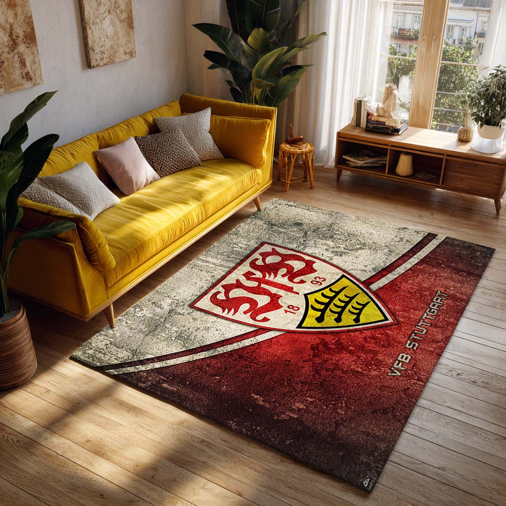 VfB Stuttgart - VfB Stuttgart Teppich 22 - Teppich für Fans – Bild 2
