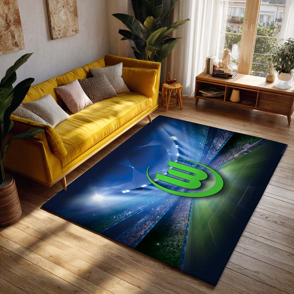 VfL Wolfsburg Teppich 01 - Teppich für Fans – Bild 2