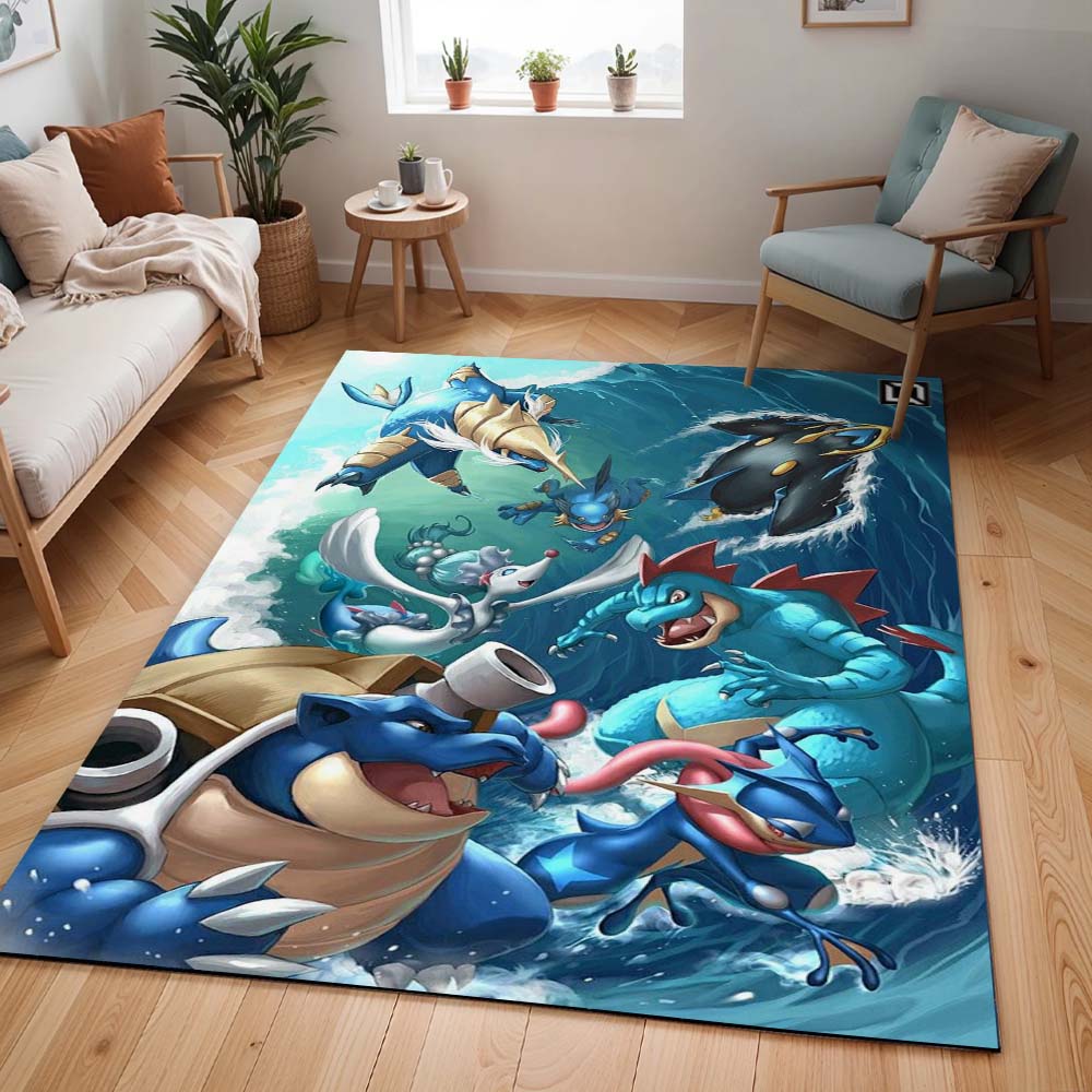 Wasser Pokémon Typ 4 Teppich - TOK