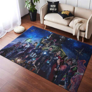 All Heroes Avengers Infinity War Marvel Superhero Teppich