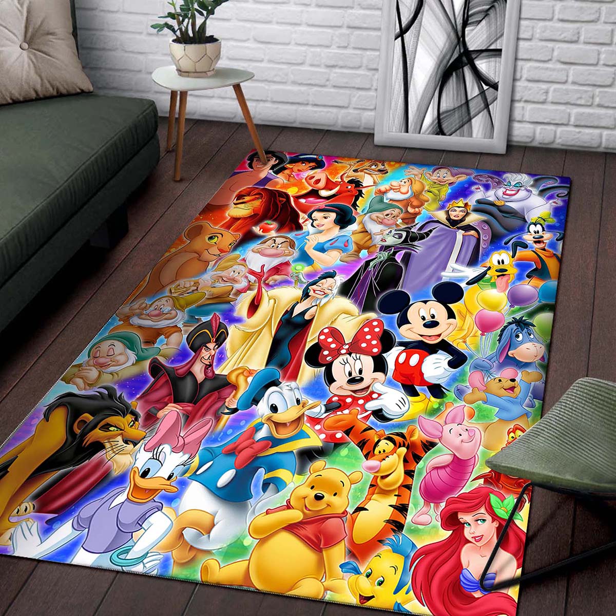 Alle Charaktere Disney Teppich – Bild 2