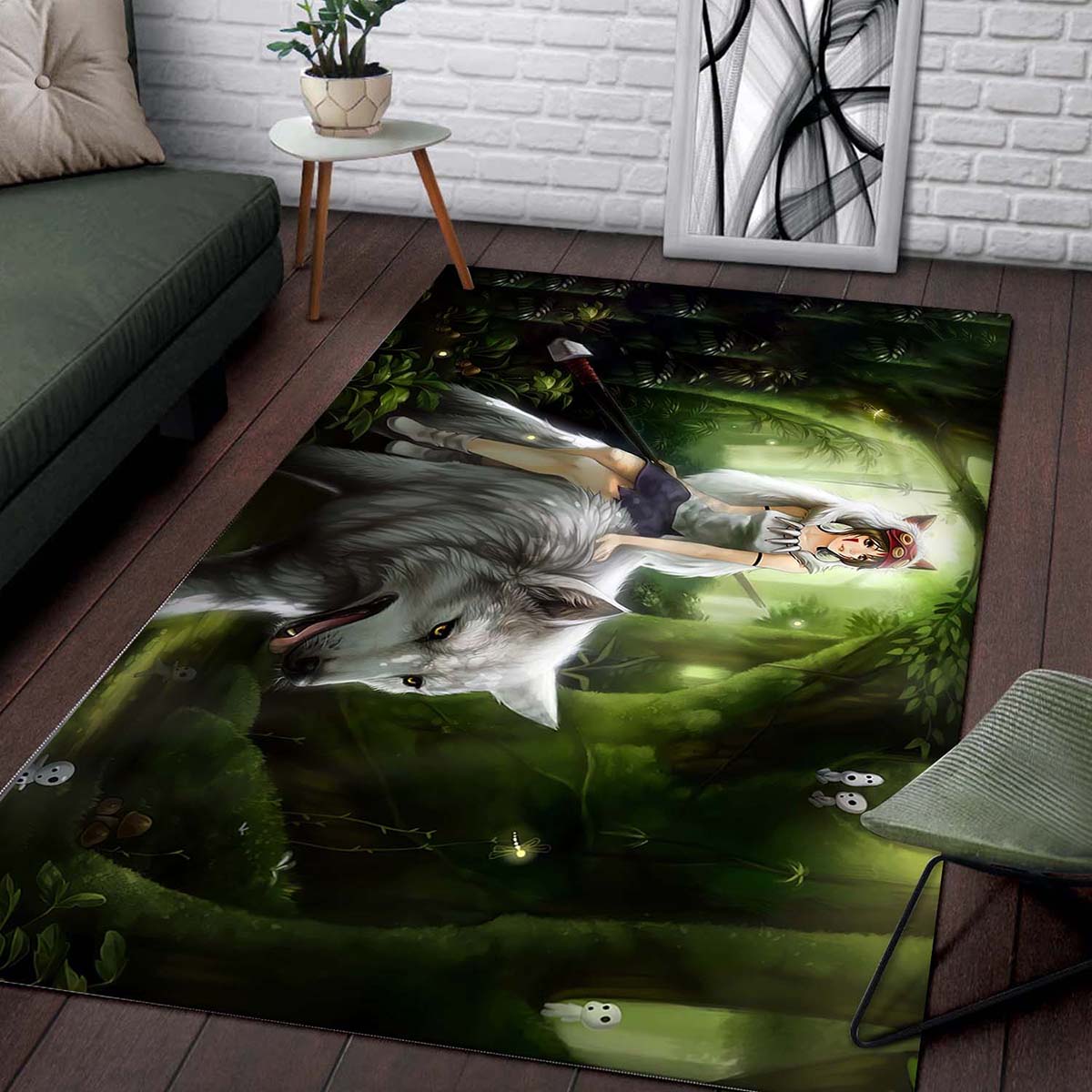 Anime-princess-mononoke-anime Teppich – Bild 2