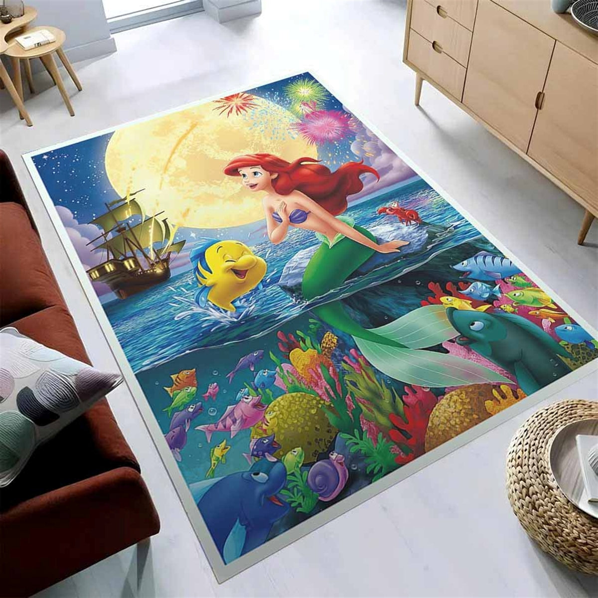 Ariel The Little Mermaid Disney 101 Teppich