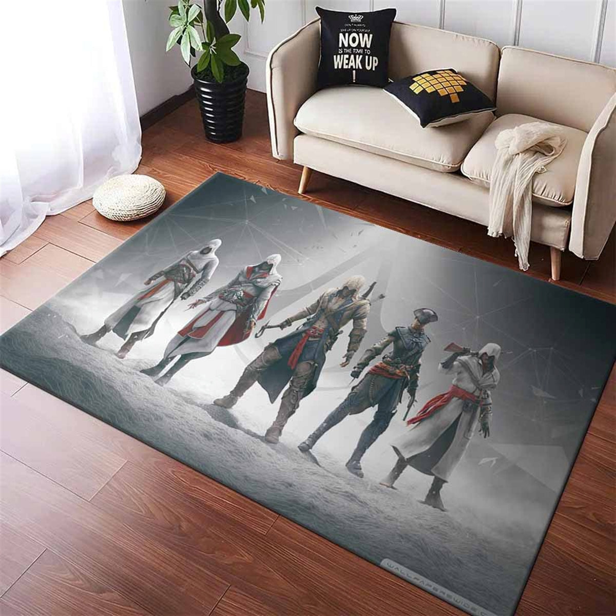 Assassins Creed Character Art Teppich