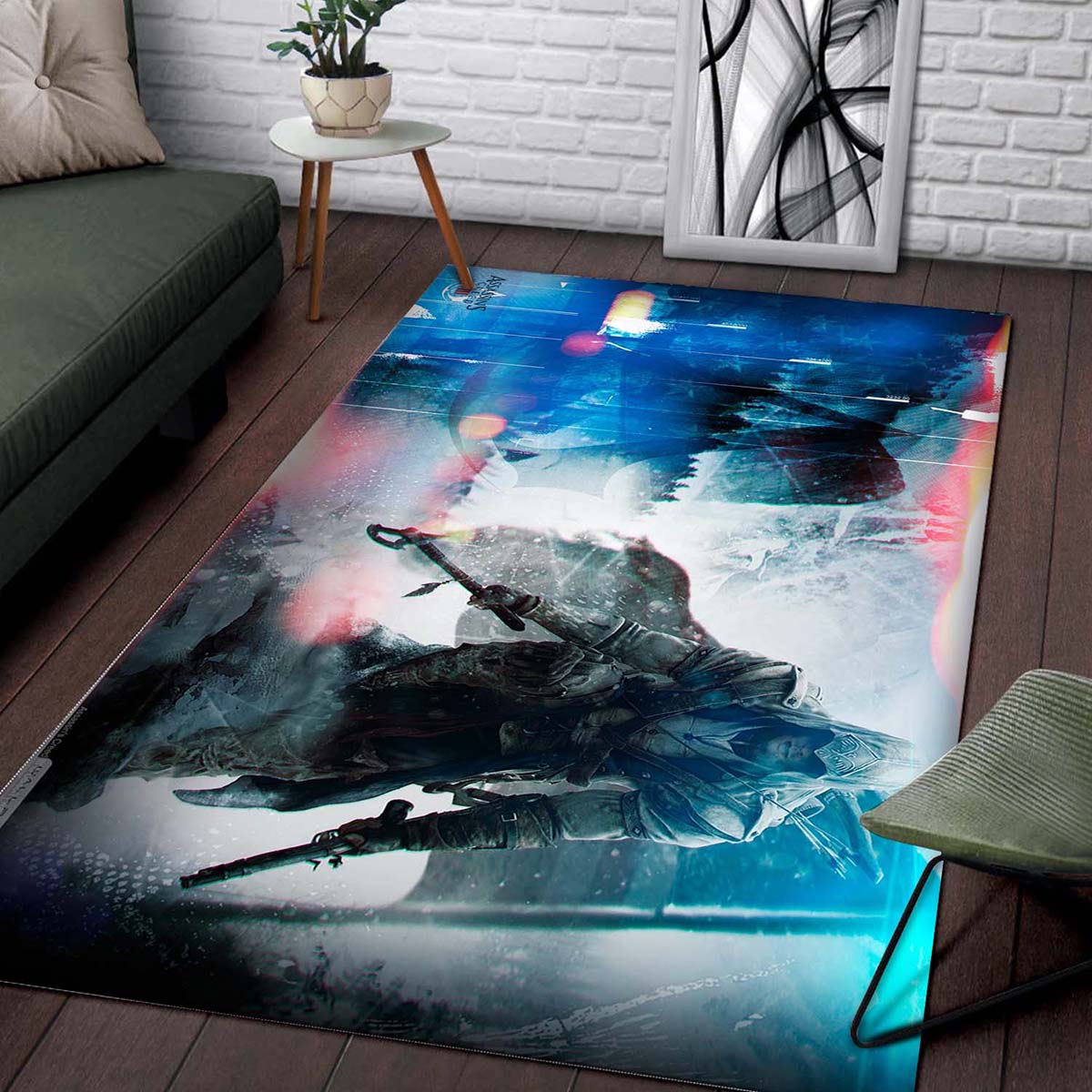Assassins Creed Iii Artwork Teppich – Bild 2