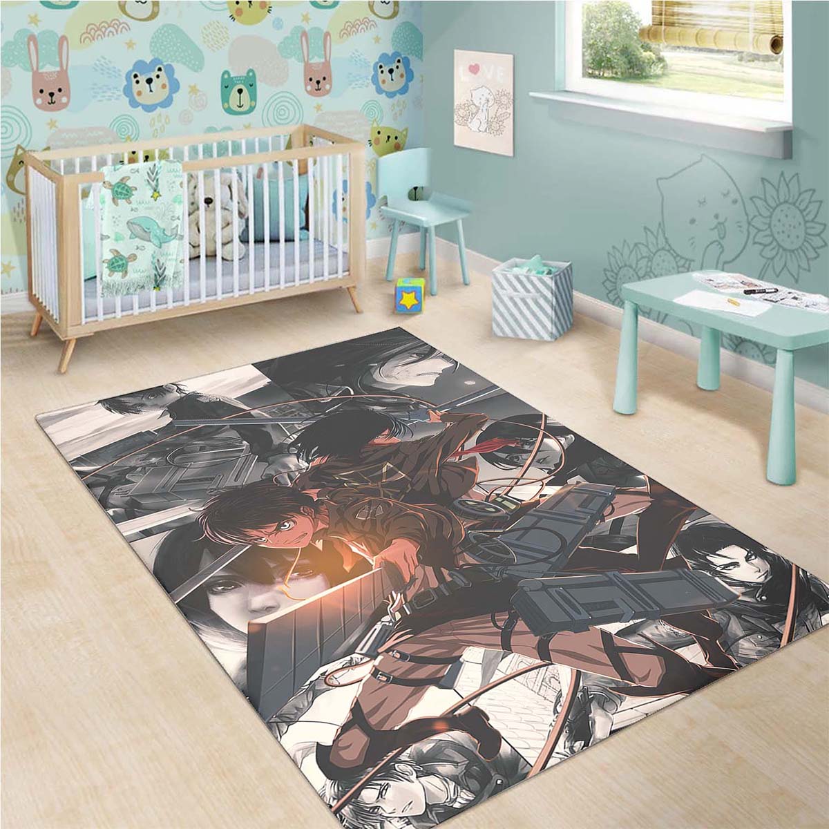 Attack On Titan 22 Anime Teppich – Bild 3