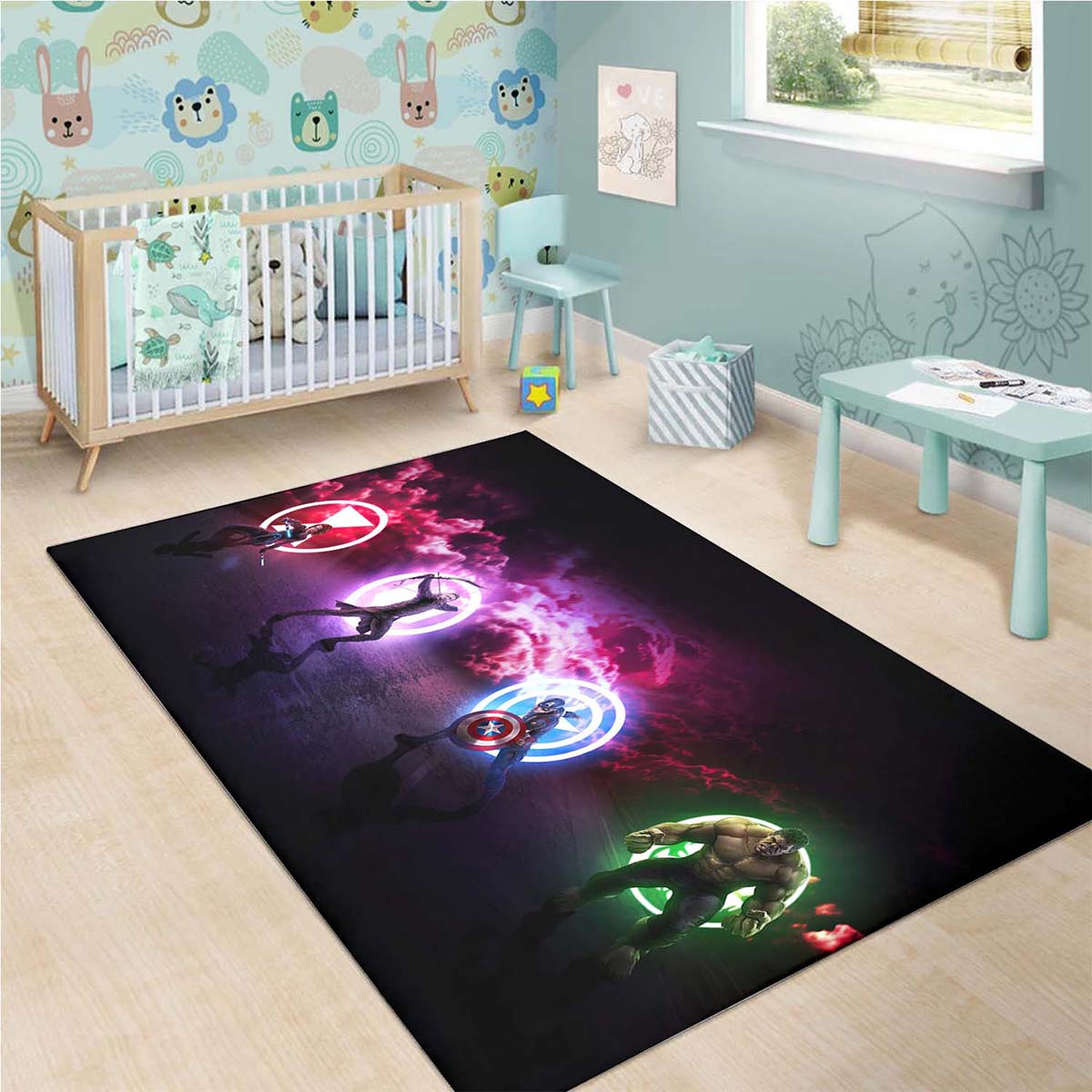 Avengers gotham knights style Teppich – Bild 3