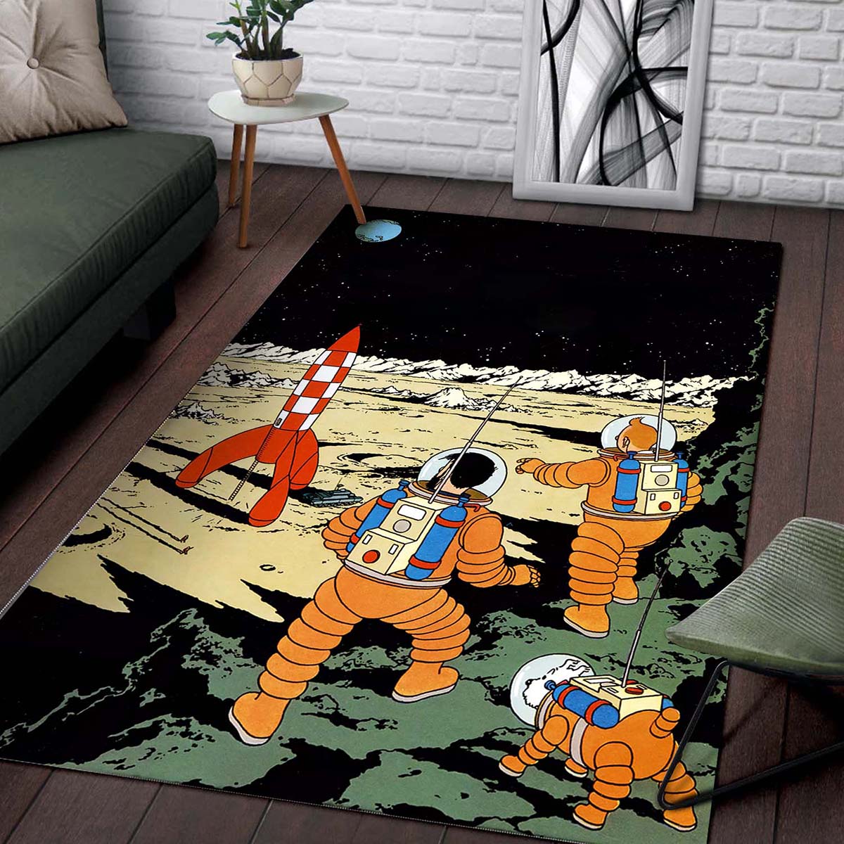 Aventures De Tintin Teppich – Bild 2