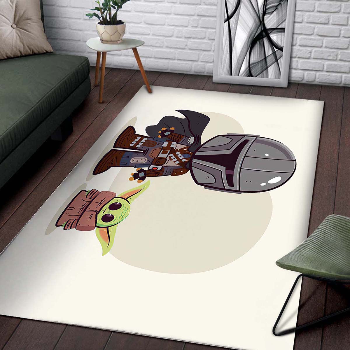 Baby Yoda Cute Teppich – Bild 2
