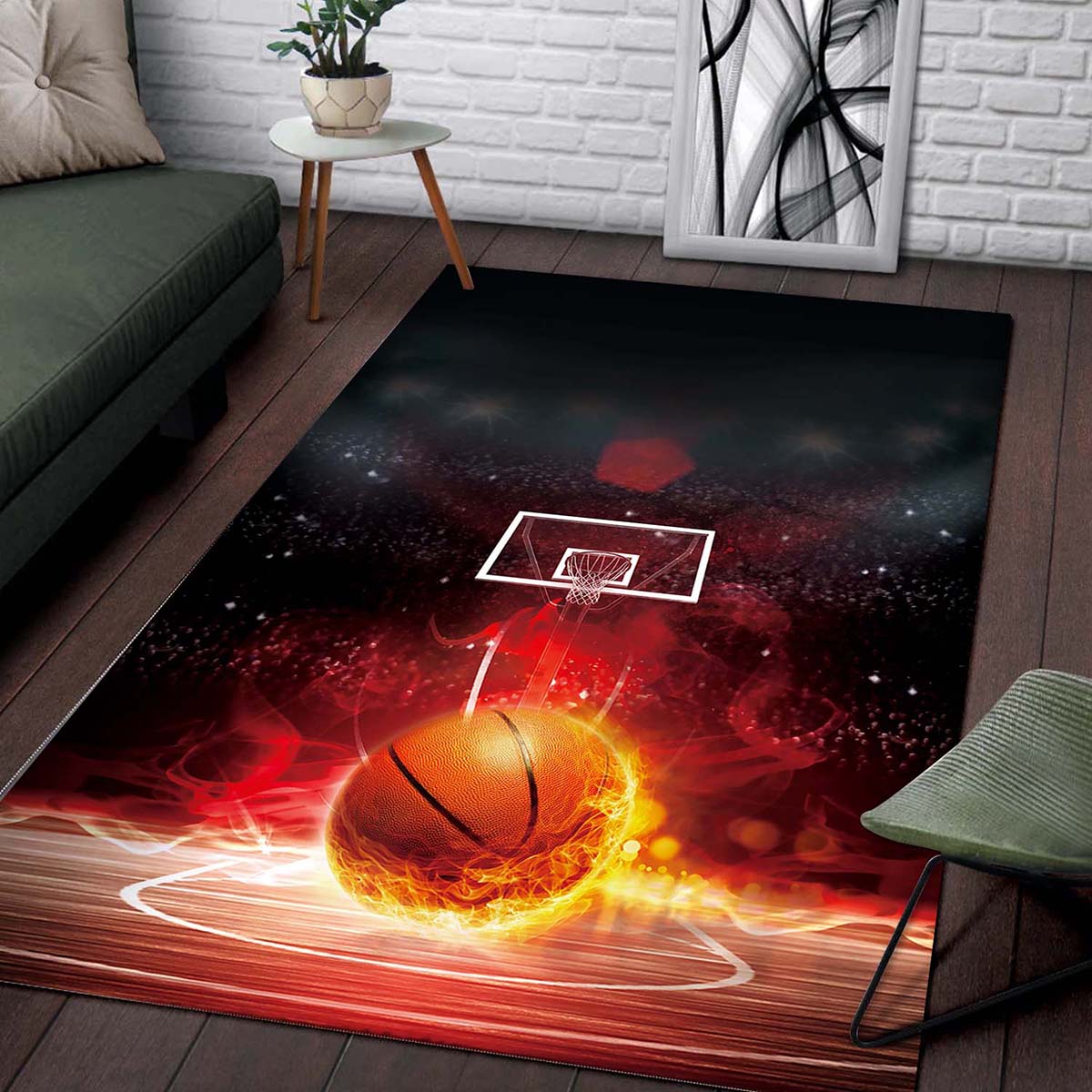 Basketball Tn120805 Teppich – Bild 2