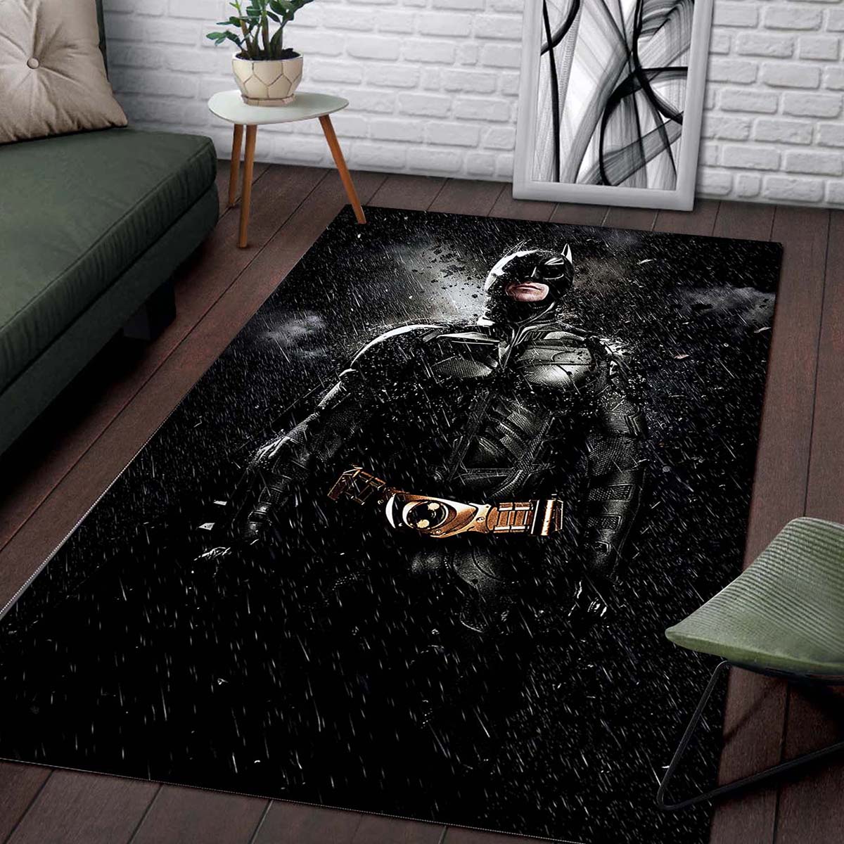 Batman Dunkle Nacht Im Regen Teppich – Bild 2