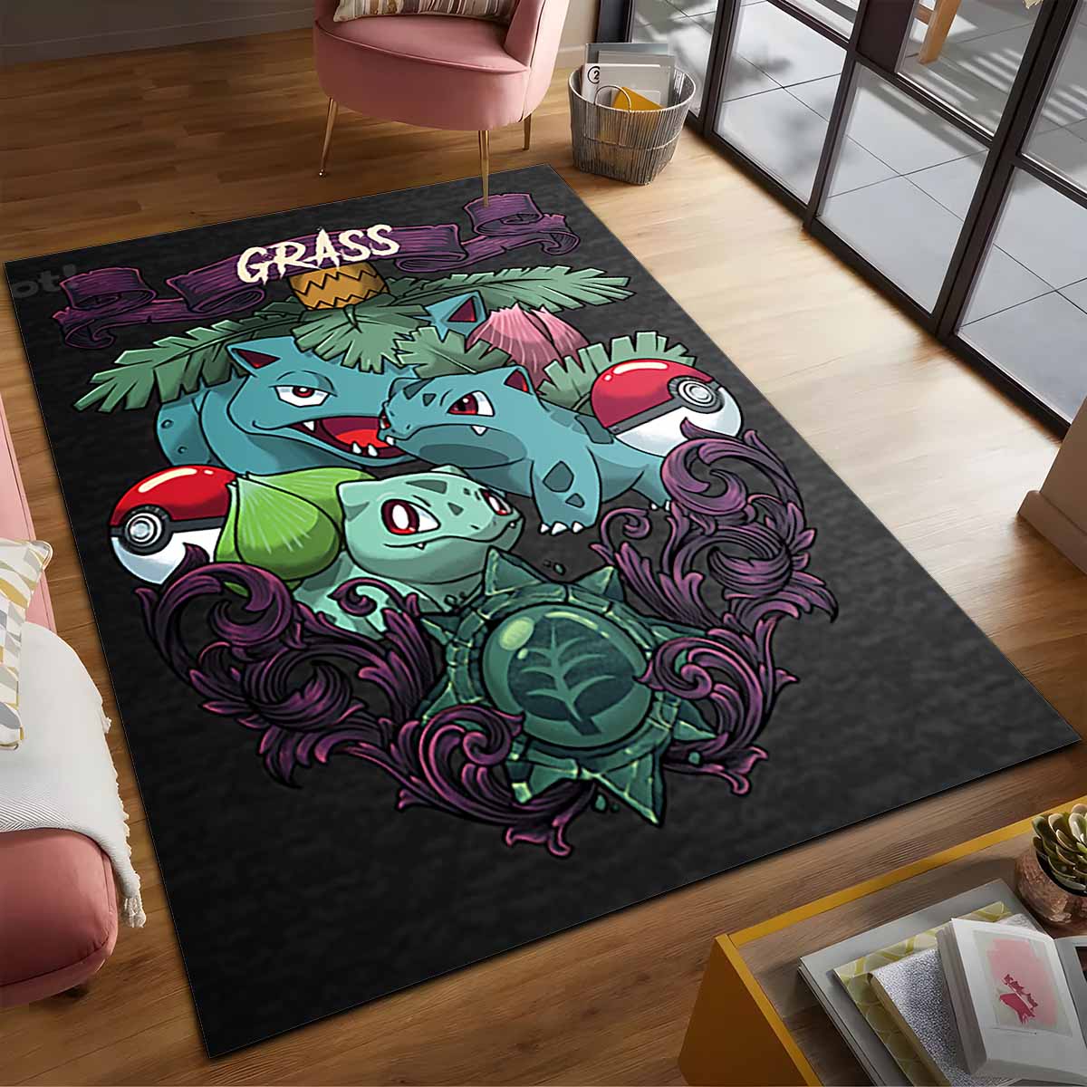 Bisasam Pflanzen-pokmon Teppich – Bild 2