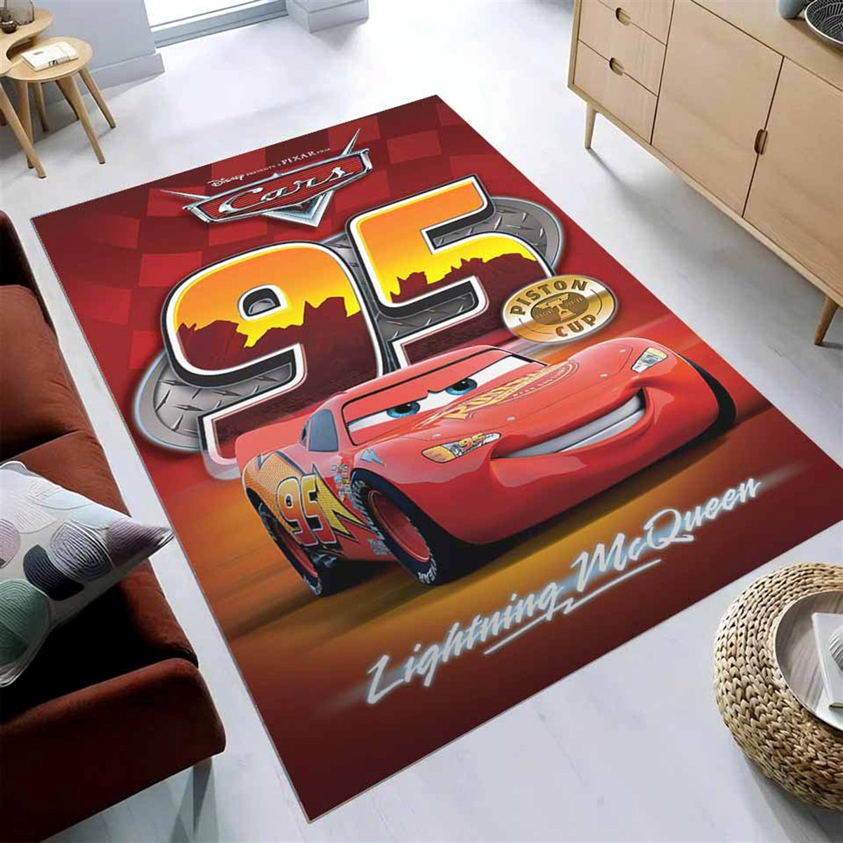 Blitz Mcqueen 95 Autos Teppich