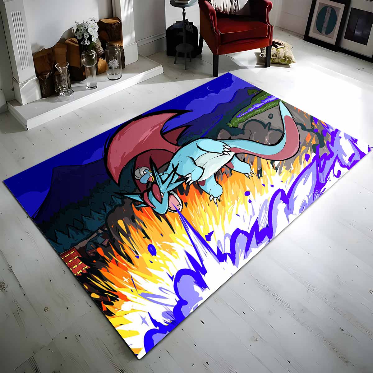 Brutalanda Pokmon Salamence Pokemon 3 Teppich