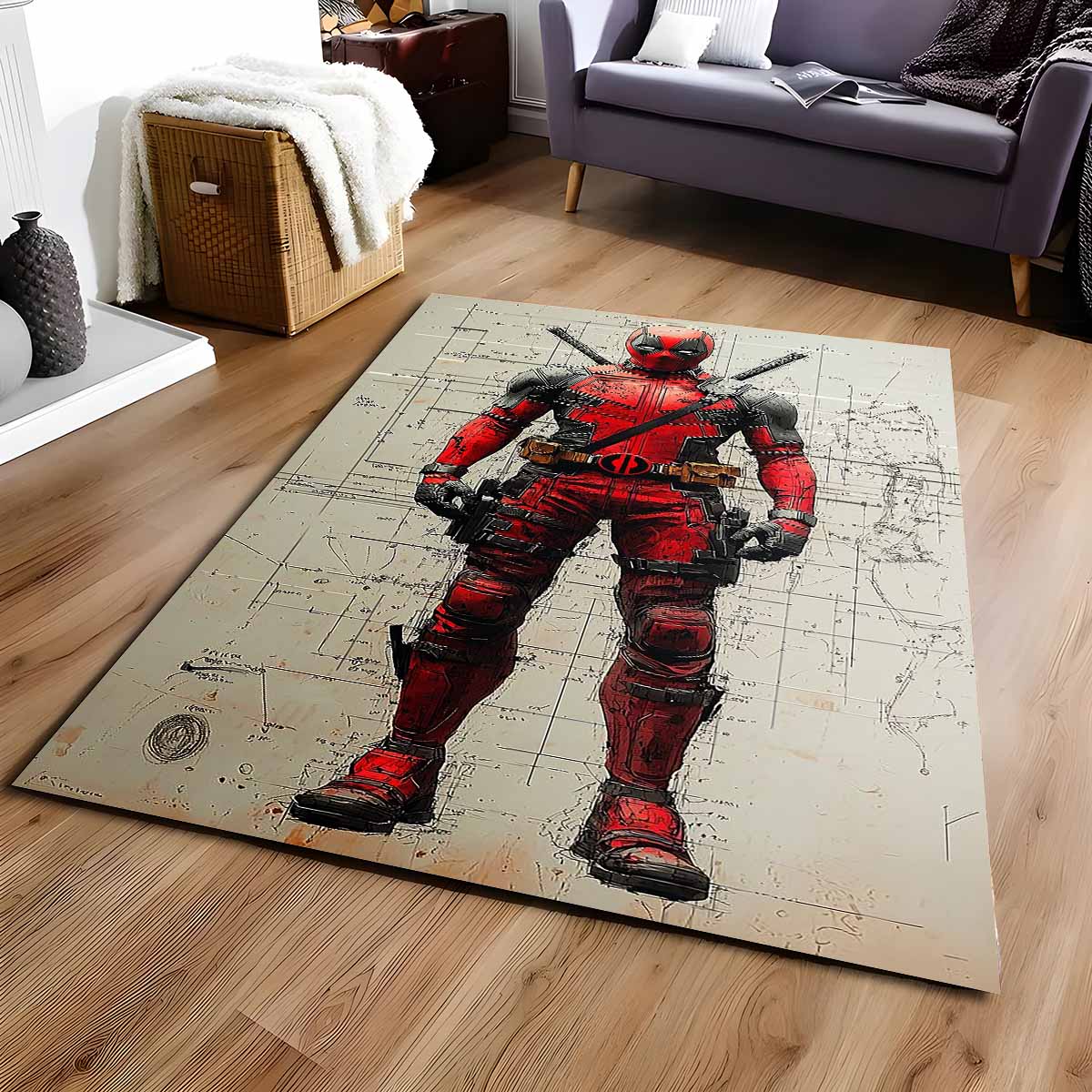 Deadpool 24 Teppich