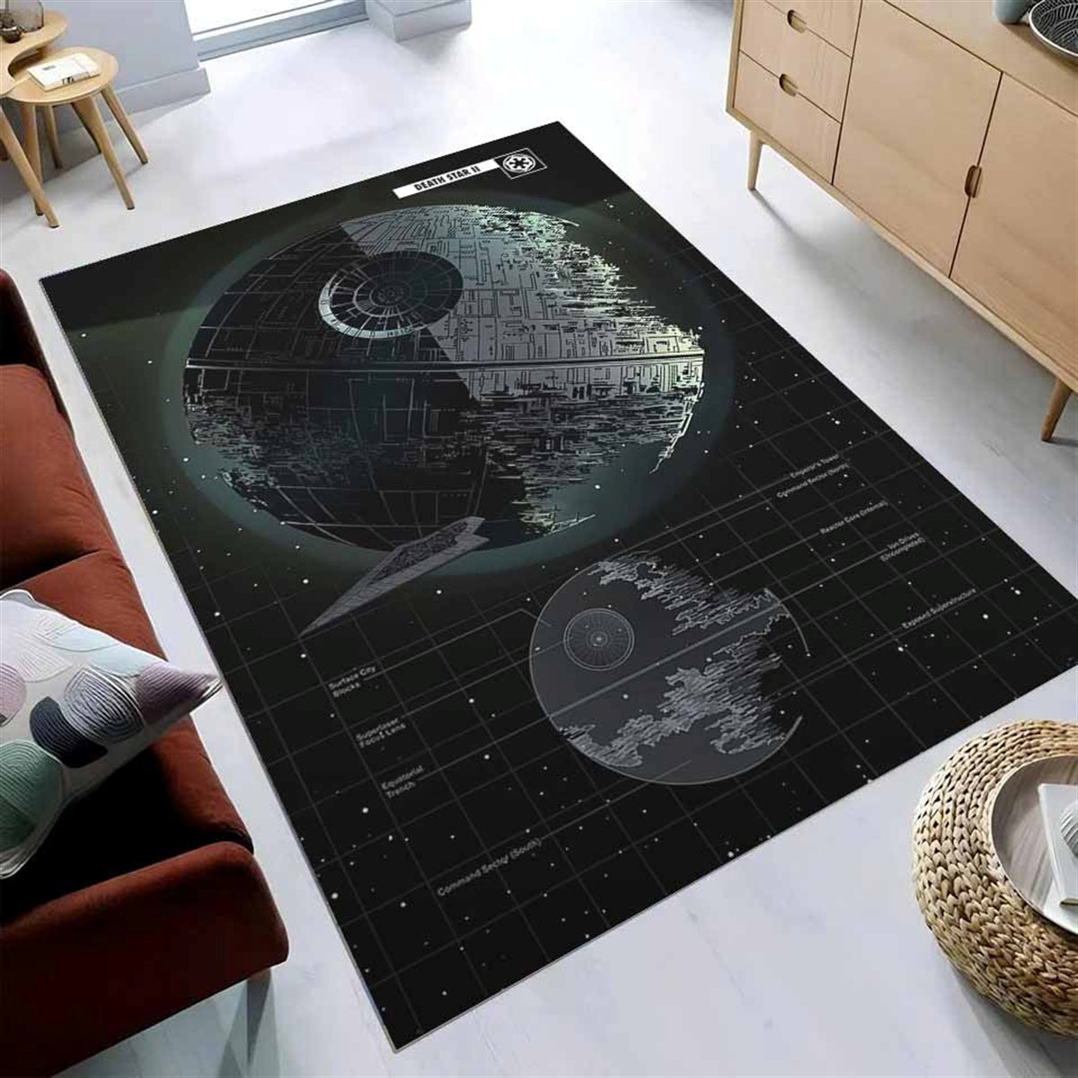 Death Star Ii Star Wars Teppich