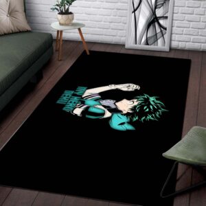 Alternative view of Deku Izuku Midoriya Teppich
