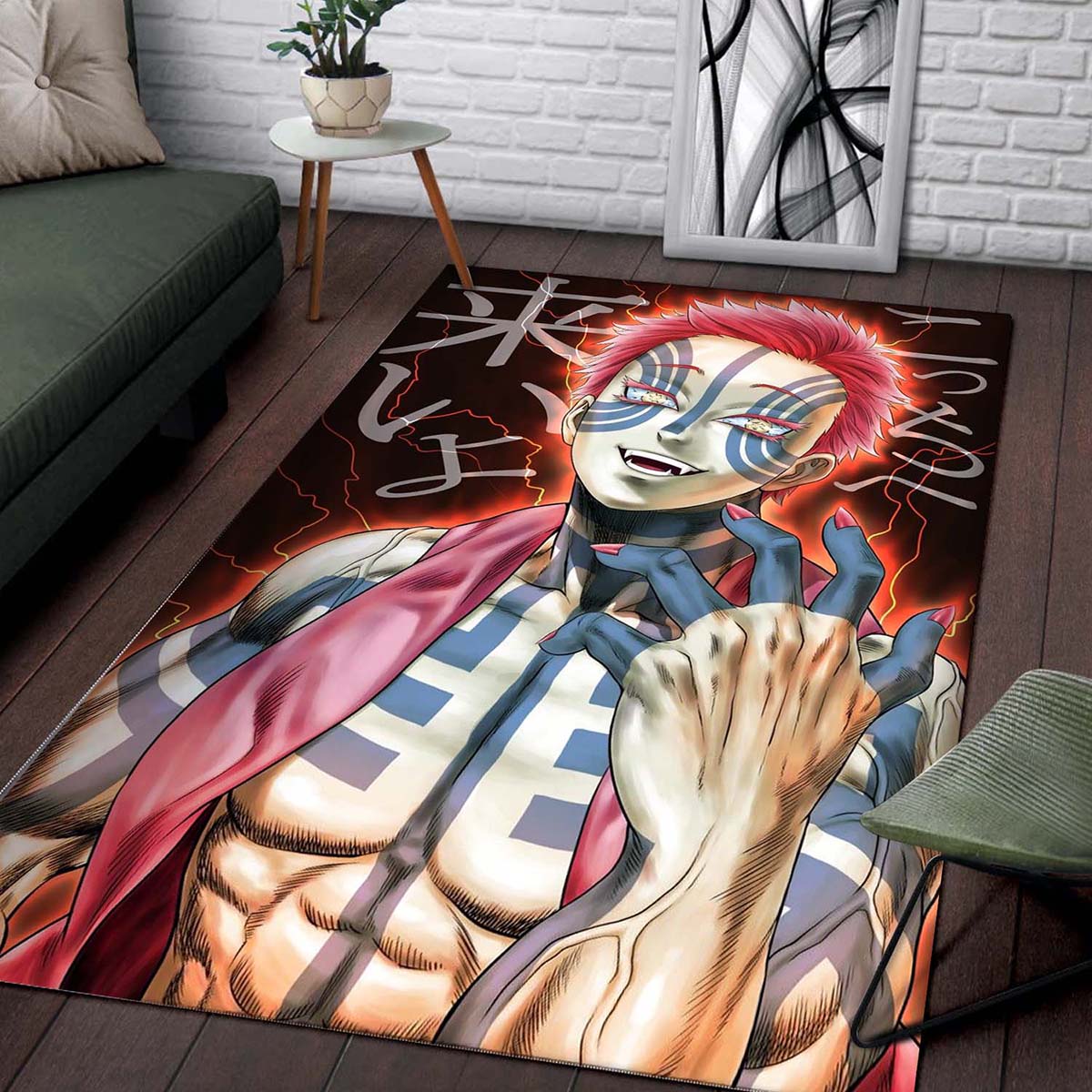 Demon Slayer Akaza 1 Teppich – Bild 2