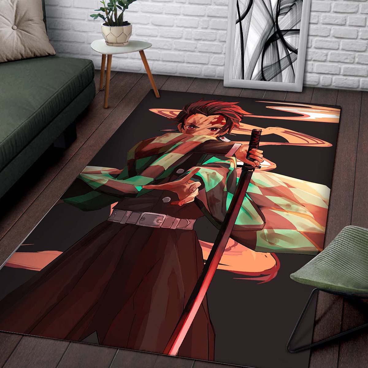 Demon Slayer Tanjiro Kamado 15 Teppich – Bild 2