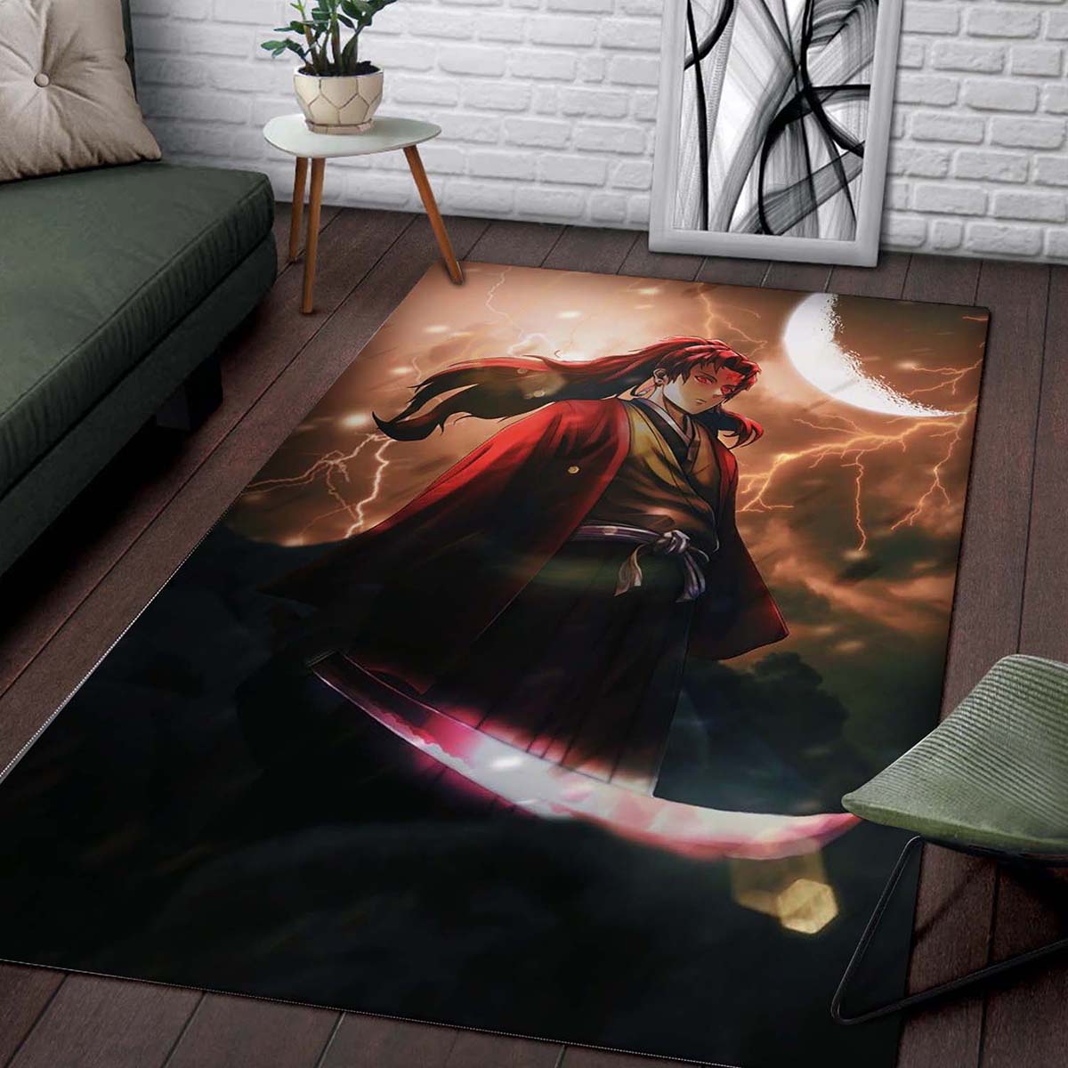 Demon Slayer Yoriichi Tsugikuni 1 Teppich – Bild 2