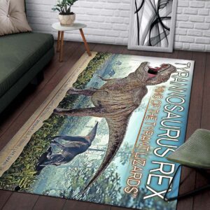 Alternative view of Dinosauriers T Rex Teppich