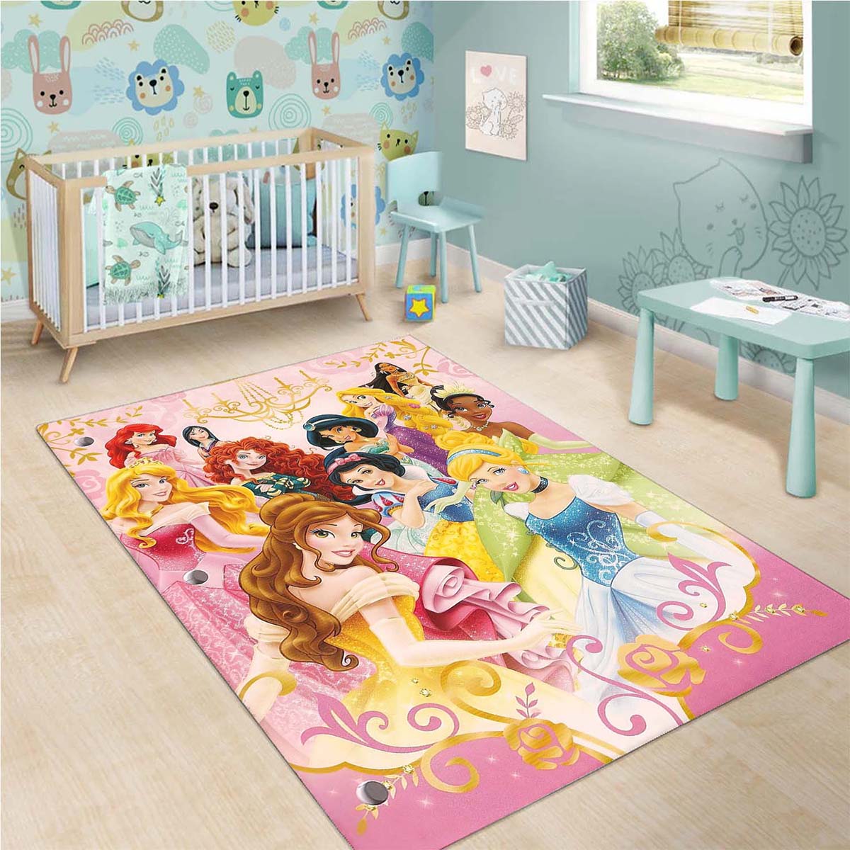 Disney Princess Family De33426 Teppich – Bild 3