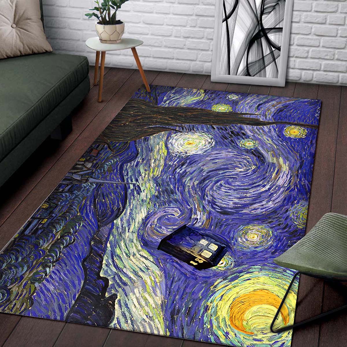 Doctor Who Starry Night Teppich – Bild 2