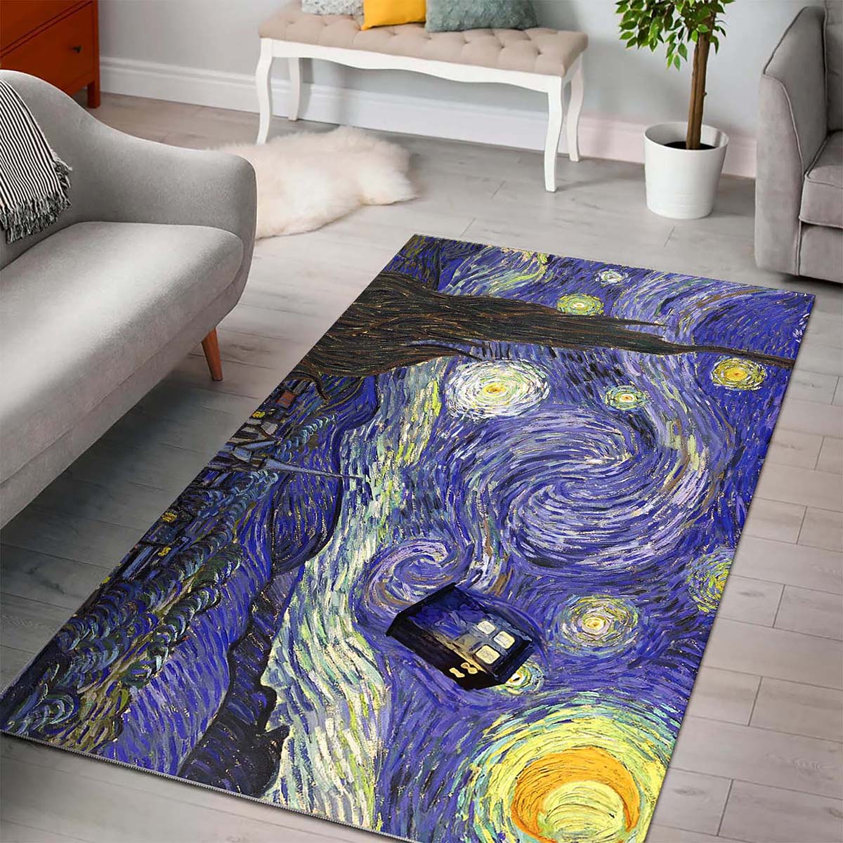 Doctor Who Starry Night Teppich – Bild 3