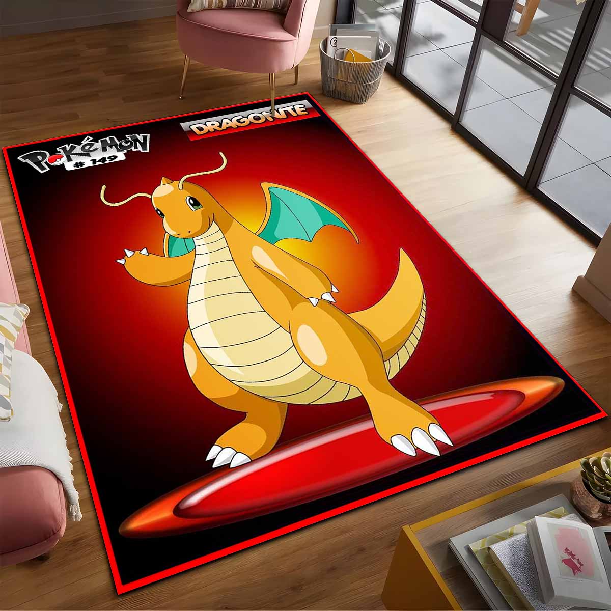 Dragoran Pokmon Dragonite Pokemon 8 Teppich – Bild 2