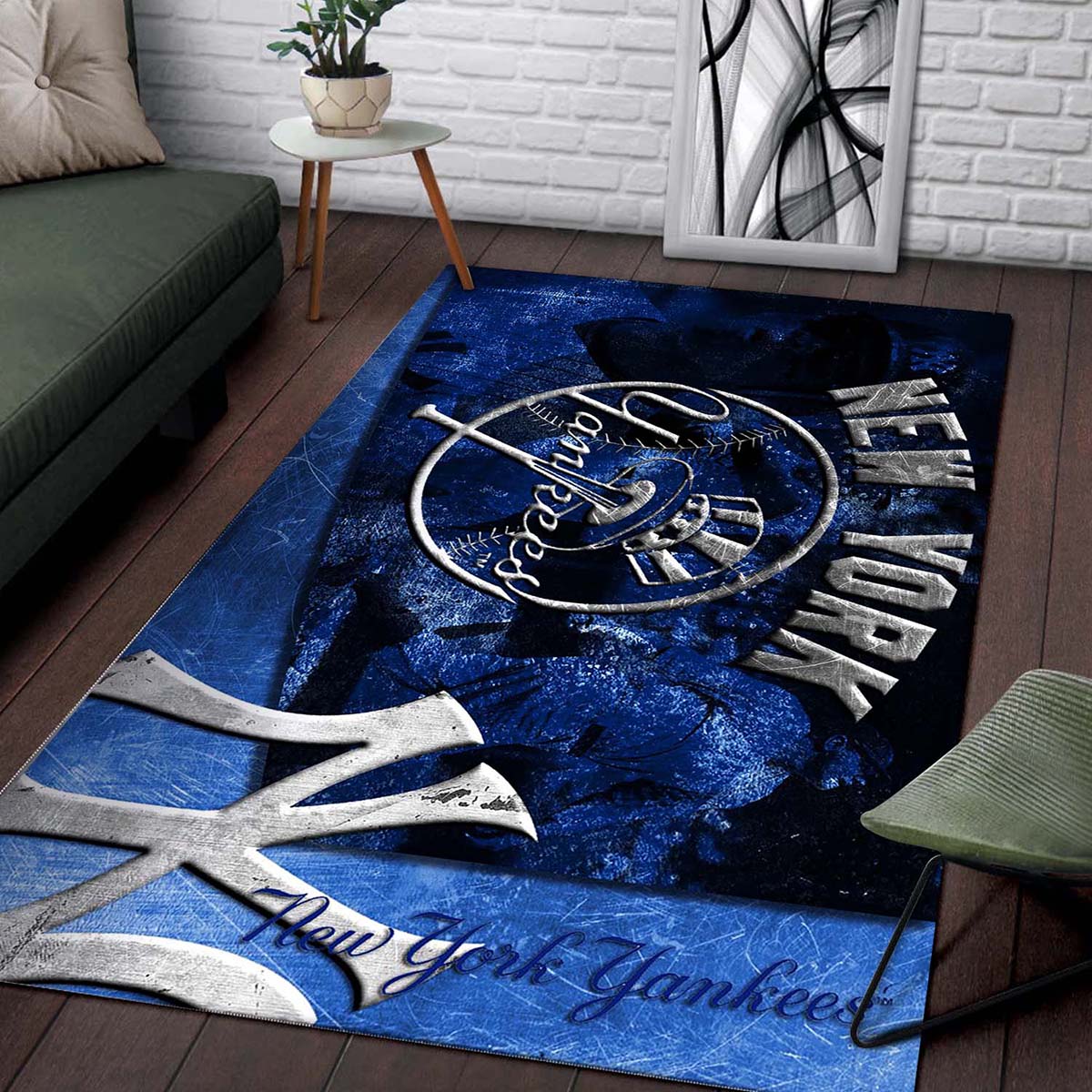 Erinnerungen An Das New York Yankees Baseball Team Teppich – Bild 2