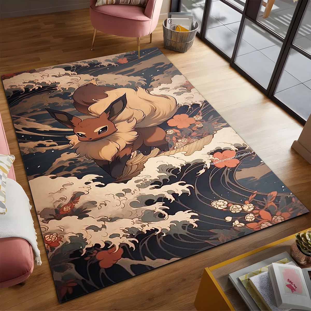 Evoli Pokmon Eevee Pokemon 2 Teppich – Bild 2