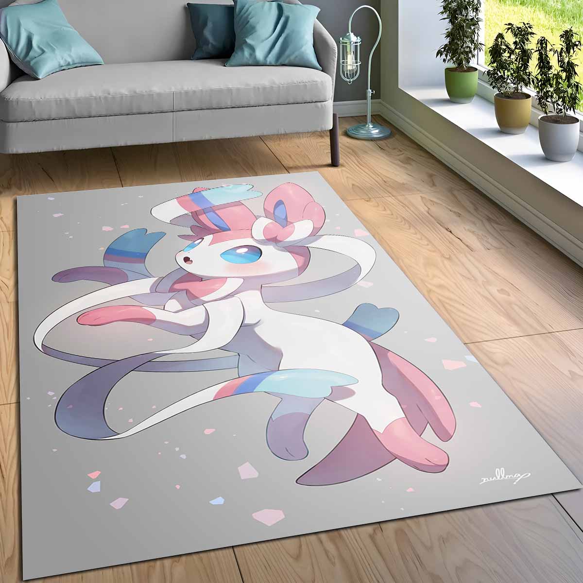 Feelinara Pokmon Sylveon Pokemon 6 Teppich – Bild 3