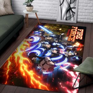 Alternative view of Fire Force Season 3 Teppich