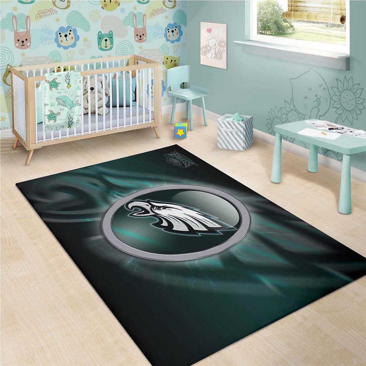Football Philadelphia Eagles Teppich – Bild 3