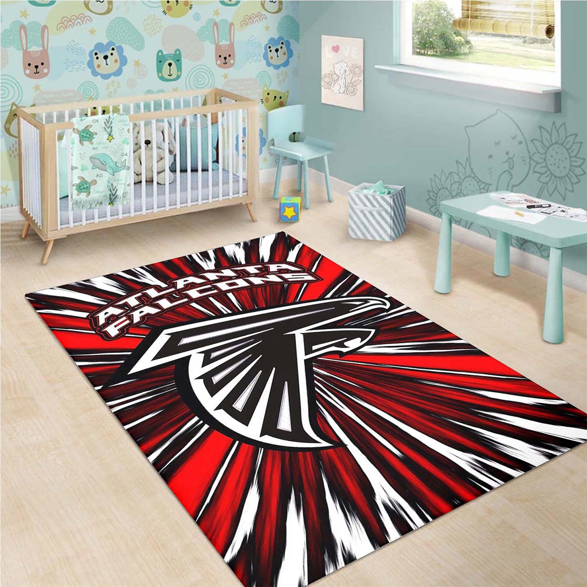 Football Team Atlanta Falcons Teppich – Bild 3