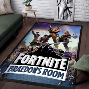 Alternative view of Fortnite Braedons Zimmer Teppich