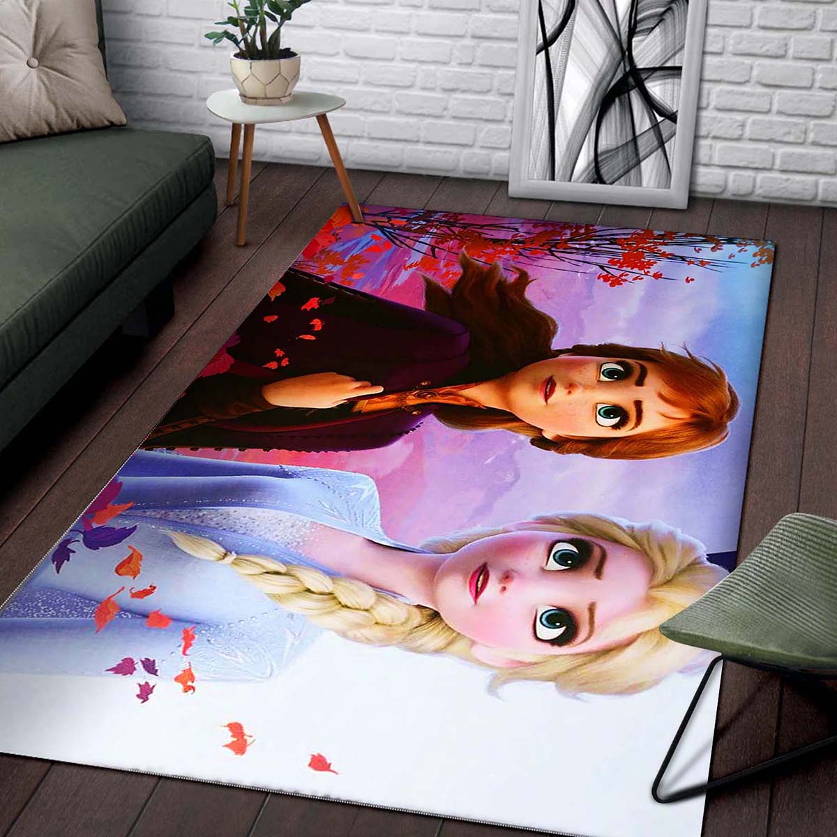 Frozen Elsa Anna 1 Teppich – Bild 2