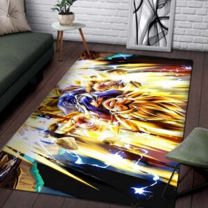 Alternative view of Goku Super Saiyan 1 Teppich