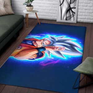 Alternative view of Goku Super Saiyan 2 Teppich