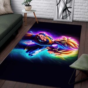 Alternative view of Goku Vegeta Dragon Teppich