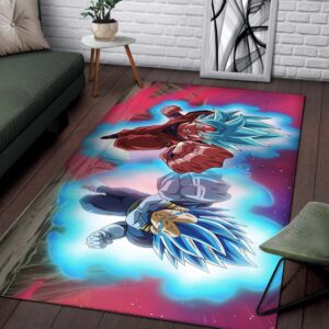 Alternative view of Goku Vs Vegeta Teppich