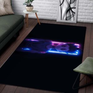 Alternative view of Gon Freecss Neon Teppich