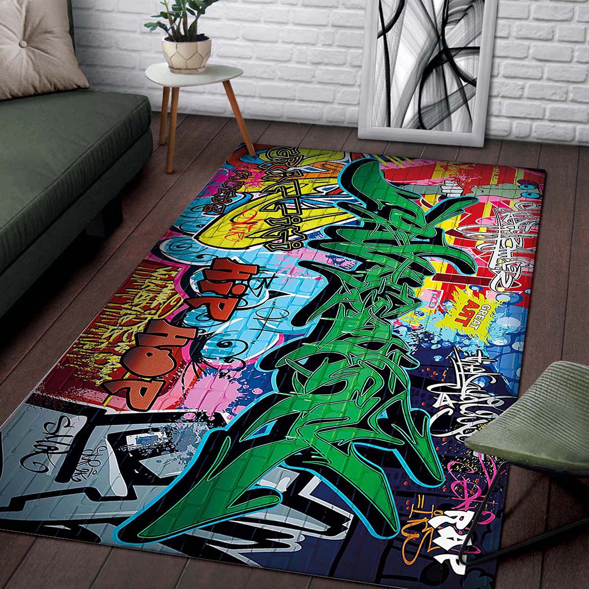 Graffiti Art Teppich – Bild 2
