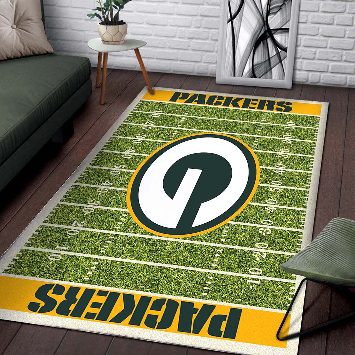Green Bay Packers Fuballmannschaft Teppich – Bild 2