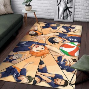 Alternative view of Haikyuu Fly High Teppich